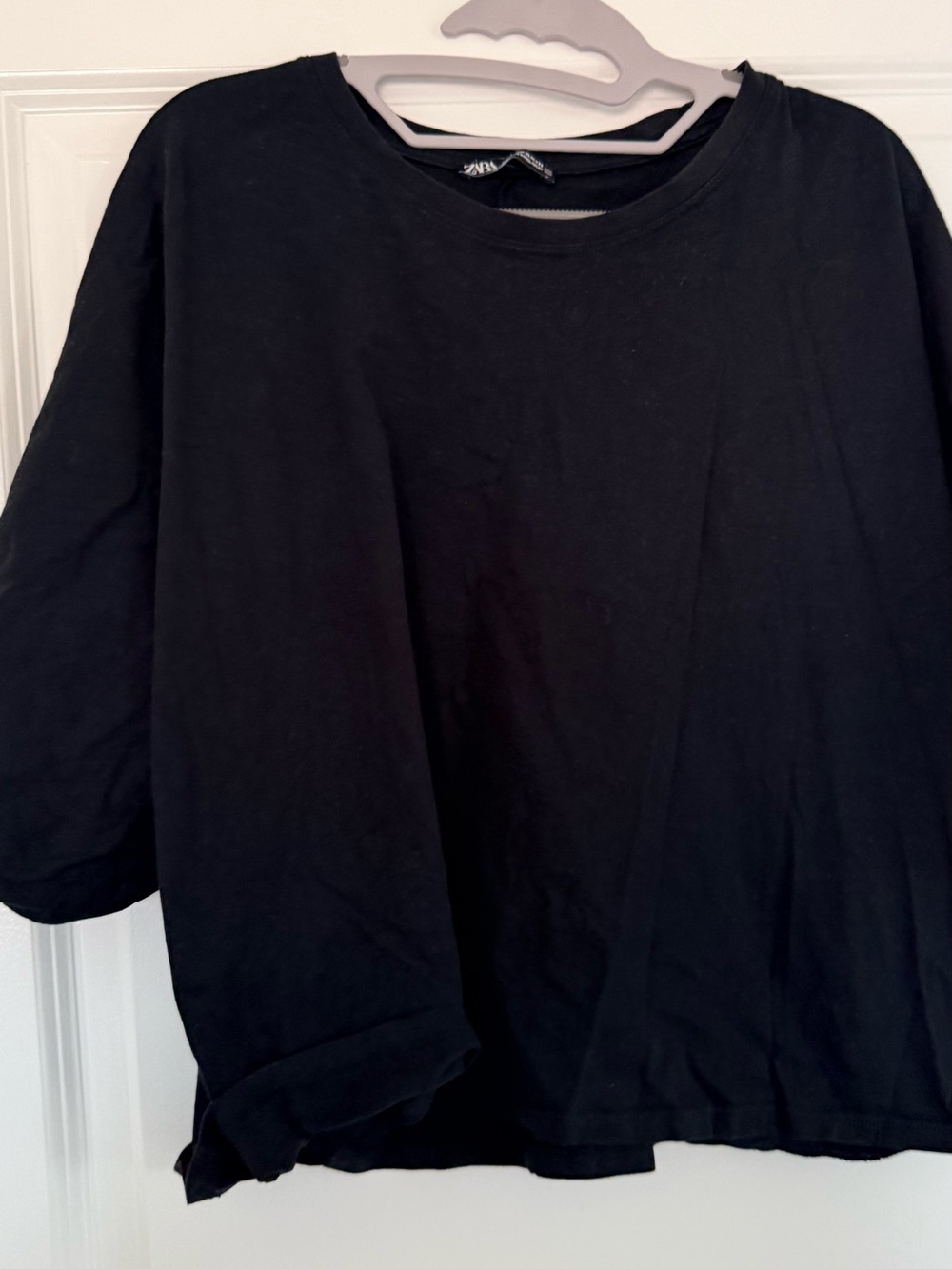 Zara Black Short Sleeve Tee